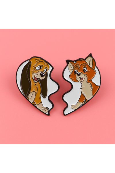 Choice شارات دبوس مطلية بالمينا برسومات كرتونية وغرزة لطيفة مطلية بالنحاس الع...