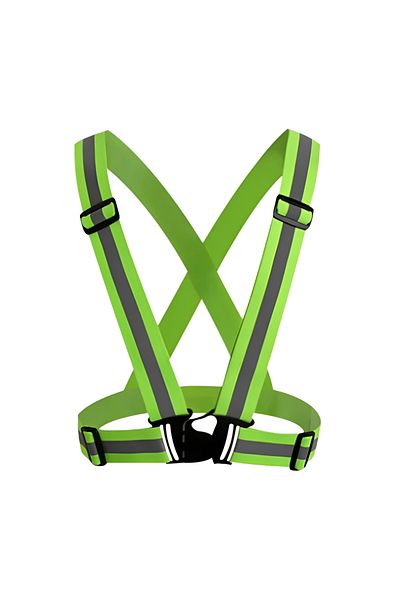 Choice Green High Elasticity Reflective Safety Vests Lightweight Adjustable Elastic Vest Jacket Strips For