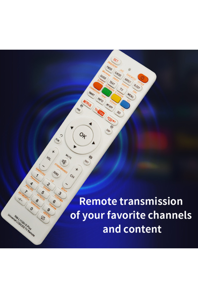 Choice جهاز تحكم عن بعد بديل عالمي أبيض RM-L1130+X لجميع ماركات التلفزيون RM-L113+12 RM-L113