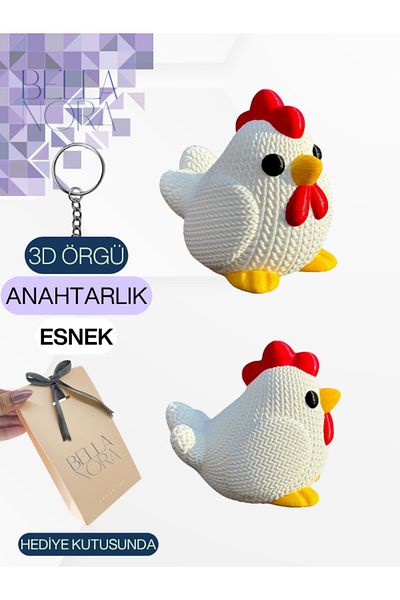Bellanora Knitted Keychain Most Loved Animation Cartoon Animal Heroes Amigurumi in Custom Gift Box