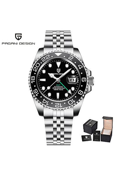 Choice19 Jubilee black PAGANI DESIGN 2025 40MM GMT Mechanical Wristwatch Sapp...