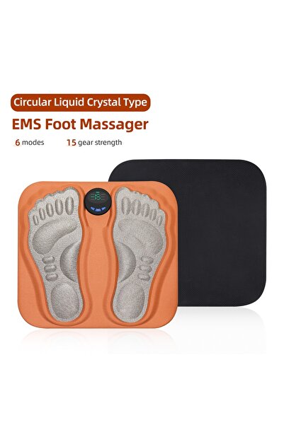 Choice وسادة تدليك القدمين الذكية ثلاثية الأبعاد باللون البرتقالي، تعمل على ت...