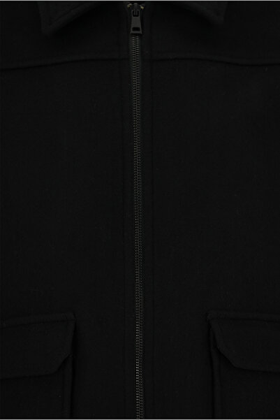 Abdullah Kiğılı Sports Woolen Bomber Jacket Coat