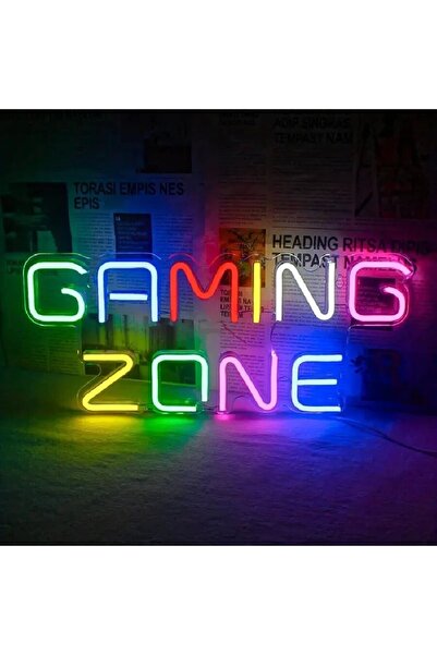 Choice لافتة نيون LED على شكل لوحة ألعاب C لديكور غرفة اللاعبين، لافتة نيون ل...