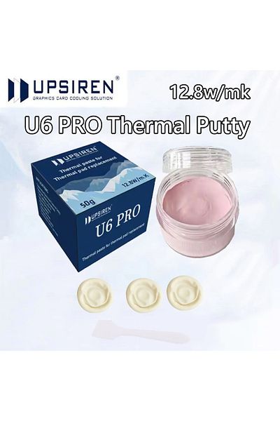 UPSIREN 10g UPSIREN U6 PRO 12.8W/MK Thermal Putty For VGA GPU IC Processor Liquid Thermal Pad Heat Blocking