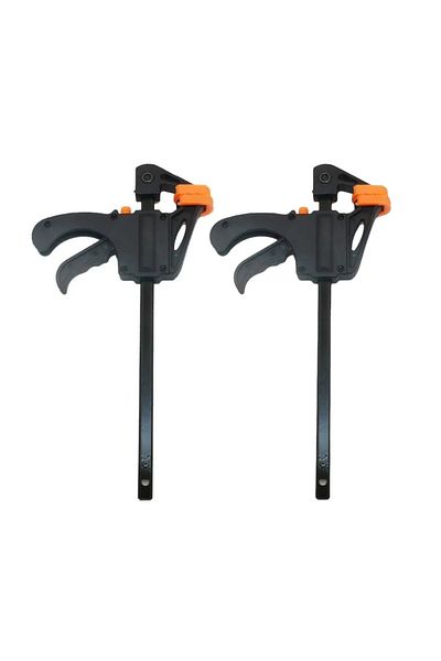 Choice 2Pcs 1Pc/5Pcs Woodworking Mini 4 Inch F Clamp Locator Nylon Fast Wooden Board Clamp Metal Fixed Clam