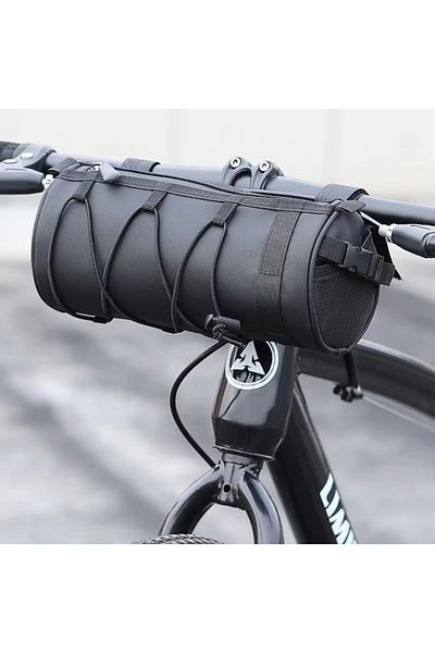 GISAEV Black Bike Front Bag Bicycle Bag Storage Outside Multifunction Riding Bag Mountain Bike Front Bag Bi
