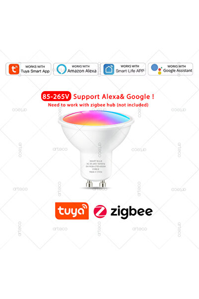 Choice 5 واط نعم 1 قطعة لمبة 85-265 فولت زيجبي GU10 تويا GU10 لمبات ليد واي ف...