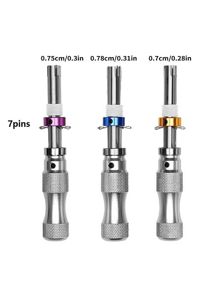 Choice Tubular Lock Pick Set For Beginners And Pro Locksmiths, Stainless Steel Tool Kit For Picking Tubu...