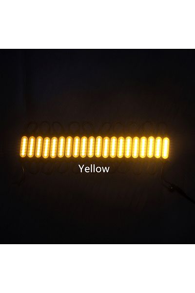 Choice Yellow 10pcs/lot injection with lens COB LED module waterproof LED back light backlight for sign ch