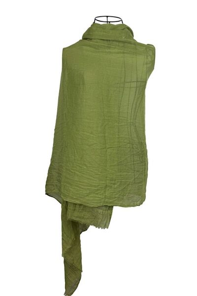 DACSHOP Esarfa dama uni 25V, verde feriga 180 x 95 cm