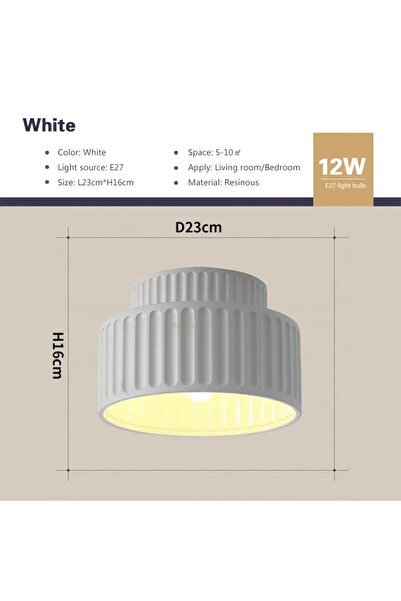 Choice بدون مصباح إضاءة أبيض، مصباح سقف الممر لغرفة المعيشة النوردية، مصباح غرفة النوم، مصباح الدراسة، مصابيح الإضاءة م