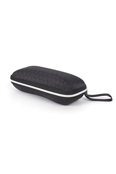 Choice حافظة نظارات محمولة سوداء للنساء والرجال، صندوق نظارات شمسية مع حبل وس...