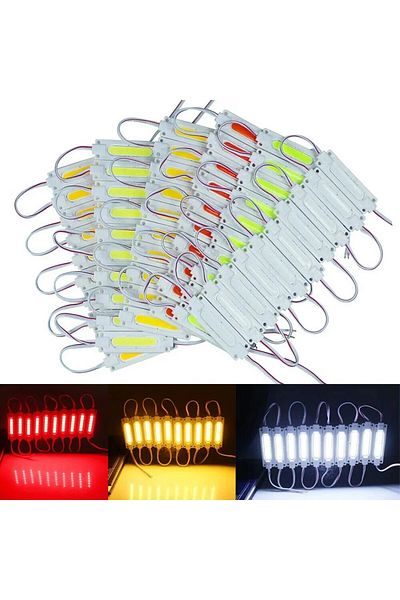 Choice Warm White 10pcs/lot Injection with Lens COB LED Module Waterproof LED Back Light Backlight for Sign