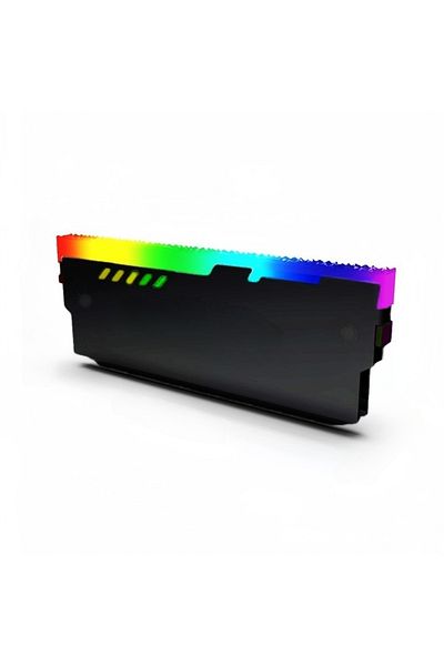 Choice black Aluminum Desktop Memory Module Heat Dissipation Vest, ARGB Light Effect, Desktop Memory Heat D
