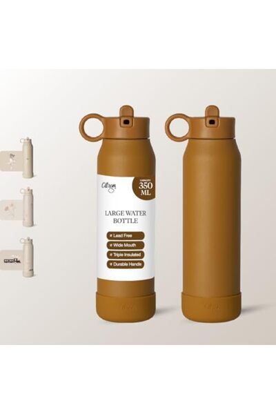 Citron Kids Water Bottle 350ml, Vacuum Insulated Stainless Steel, Leak-Proof ...