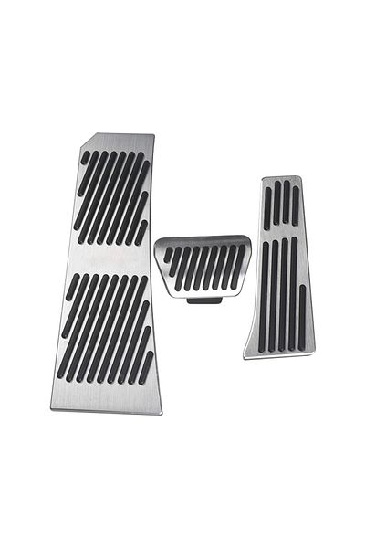 Choice Footrest AT 3pcs Car Accelerator Brake Foot Pedal For BMW 5 6 7 Series X3 X4 F25 F26 Z4 E85 E89 F07