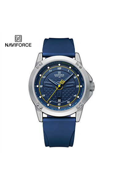 Choice ساعة يد كوارتز كاجوال SBEBE NAVIFORCE للرجال مقاومة للماء وحزام سيليكو...