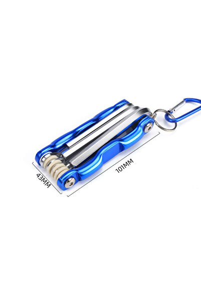 Choice1 Hex Key 8-in-1 Folding Hexagonal Wrench CR-V Material Multi-functiona...