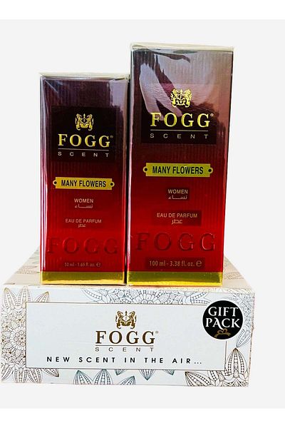 FOGG Women Scent EDP Many Flowers Gift Pack (100ml+50ml)