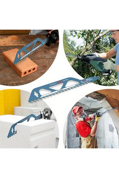 Choice 300mm-399mm 1pc 12in Demolition Masonry Reciprocating Saw Blade - Hard Alloy Blade for Cutting Brick