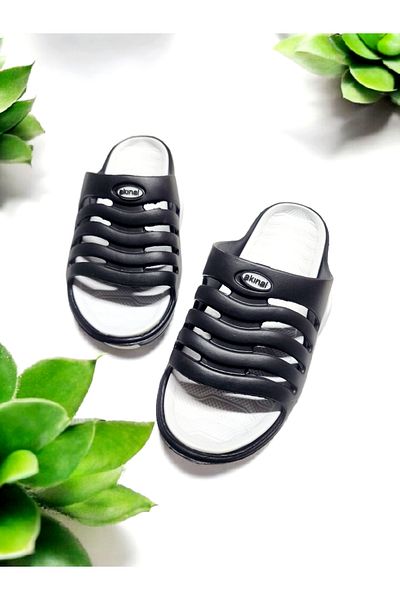 AkınalBella Double Insole Non-Slip and Foot Shape Design Beach, Sea, Pool Slippers