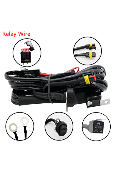 Choice مع سلك مرحل لدراجات BMW النارية، مصباح الضباب LED، سلك مرحل لمصابيح BM...