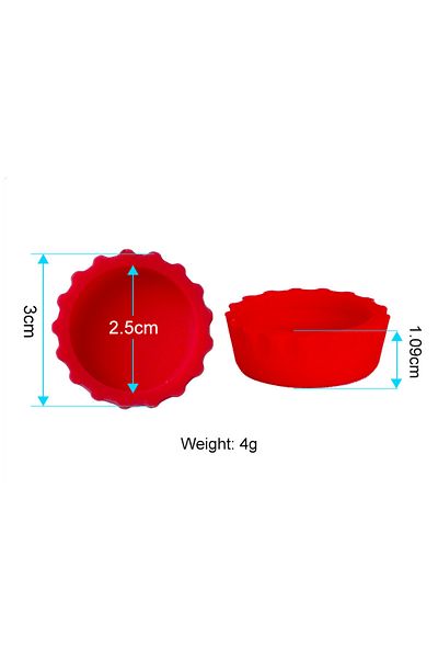 Choice 2Pcs 2/12/24Pcs Candy Colors Silicone Beer Bottle Caps Bar Home Brewing Wine Making Barware Cover Bo