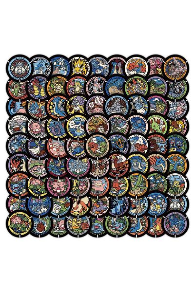 Choice 108PCS 108pcs Kawaii Pikachu Pokemon Stickers Cute Eevee Cartoon Anime Decals Laptop Scrapbook Phone