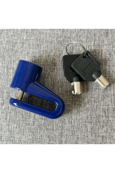 Choice Blue Security Anti Theft Bicycle Motorcycle Electric scooter Disc Brake Lock 3 color road bike lock