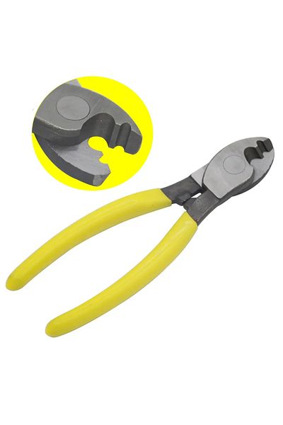 Choice 6 Inch Manual electrician cable cutter tool, multifunctional anti slip electrician pliers, labor-...