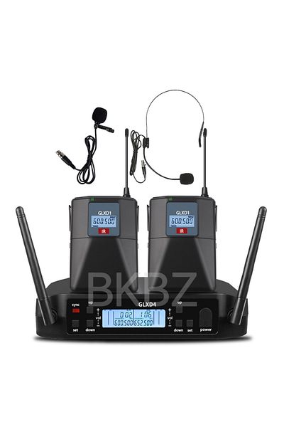 Choice Headset Lavalier-EU G58 600-699MHz Headset Profressional Wireless Microphone System Automatic Scan 2