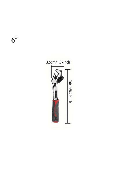 Choice 6inch 1pcs multifunctional self-locking wrench large opening pipe clamp plumbing pipe quick wrench h