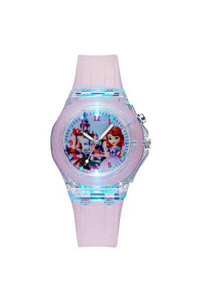 Choice Girl B Pink S Disney Kids Watches for Girls Silicone Strap Princess El...