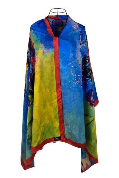 DACSHOP Shawl - Multicolor - Floral