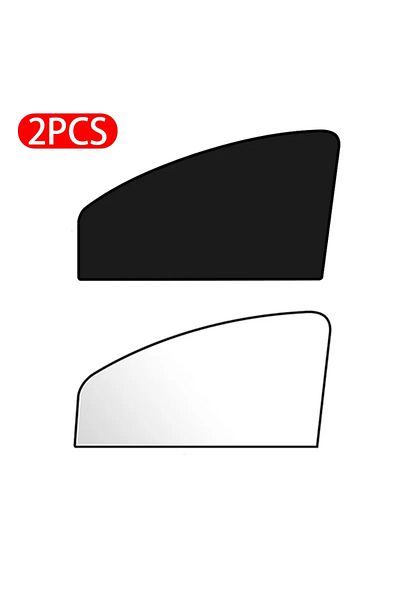 Choice Front 2pcs 2Pcs Car Side Window Sun Shade Curtain Summer Sun Protection Sunshade Cover UV Reflective