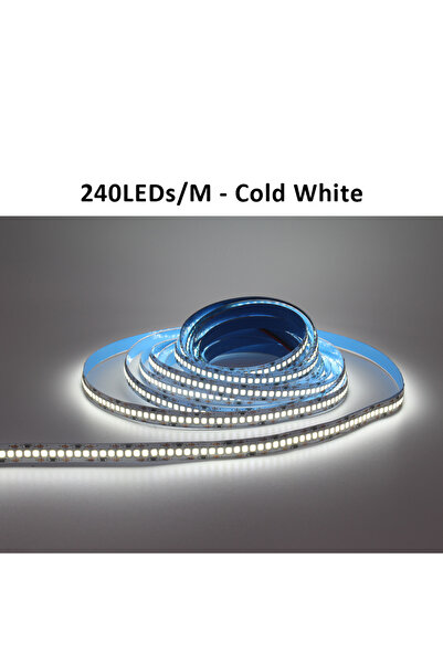 Choice شريط LED أبيض بارد 240 مصباح MJJC بطول 5 أمتار و12 فولت، شريط LED SMD ...
