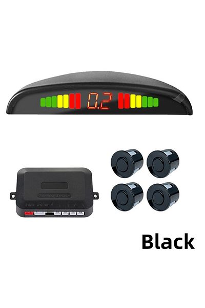 Choice Black HIPPBQCC Car Parking Sensors Parking Kit LED Display 22mm 4Sensors Backlight Reverse Backup Ra