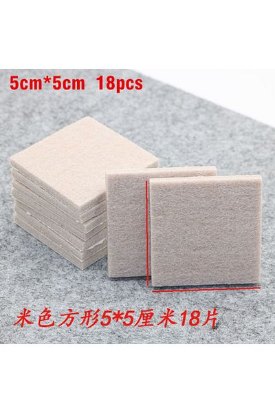 Choice F 32/160Pcs Thickened Felt Chair Leg Pads Round Square Floor Protector Self Adhesive Furniture Tabl.