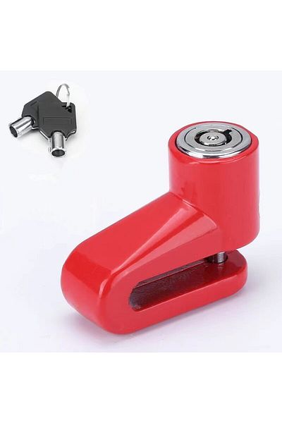 Choice Red Security Anti Theft Bicycle Motorcycle Electric scooter Disc Brake Lock 3 color road bike lock