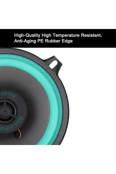 Choice 6.5inch 1pc 4/5/6.5 Inch Universal Car Coaxial Speakers Hifi Automotive Audio Full Range Frequency S