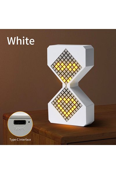 Choice Style 2 2025 Creative Electronic Timer 3D Hourglass Ornament For Bedroom Kitchen Workshop My World P
