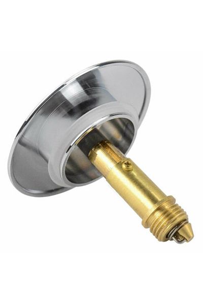 Choice A Sink Fitting Bouncing Core Sink Drain Stopper Push Button Easy Pop-up Design Kits M16x1.5 M8 Scre.