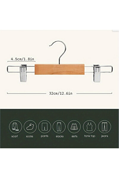 Choice 1PCS 5PCS Wooden Trouser Rack Solid Wooden Trouser Rack Adult Trouser ...