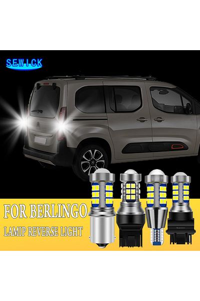 Choice For 1996-2018 WHITE 2pcs LED Reverse Light For Citroen Berlingo Accessories 1996-2018 2010 2011 2012