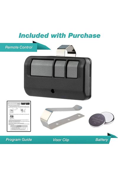 Choice black 893MAX Wireless Remote Control Garage Door Opener Clip For 893LM 891LM 371LM 971LM 81LM Gate T