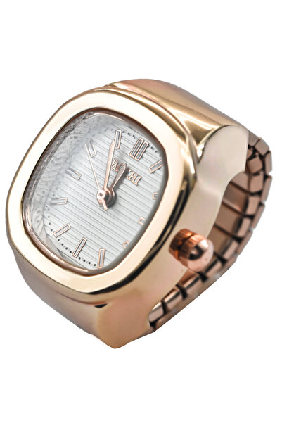 Choice ساعة كوارتز بحلقة وردية بيضاء جديدة رائجة البيع إبداعية مصنوعة من سبيك...