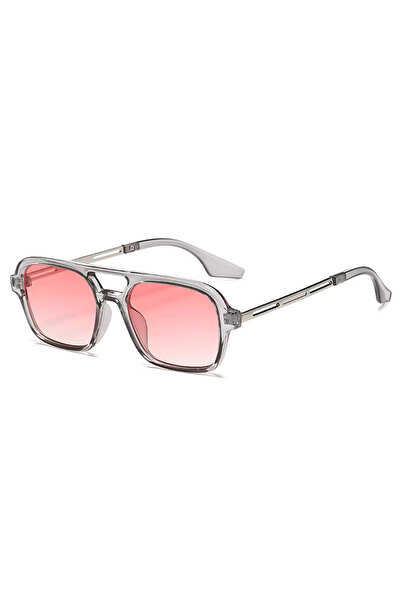Choice Grey Pink Fashion Punk Sunglasses Women Men Square Party Sun Glasses C...