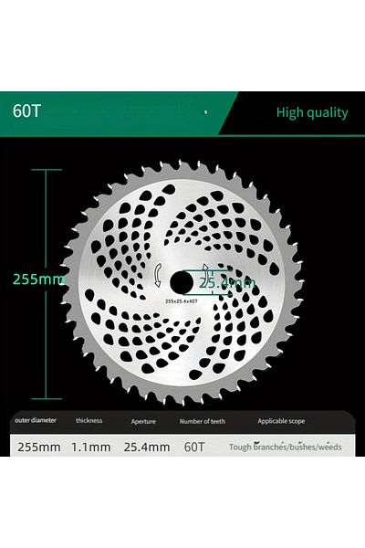 Choice 60t 1pc 40/60/80 Teeth Weed Trimmer Blade Head Blade Wood Mower Disc For Lawn Mower For Brush Cutter