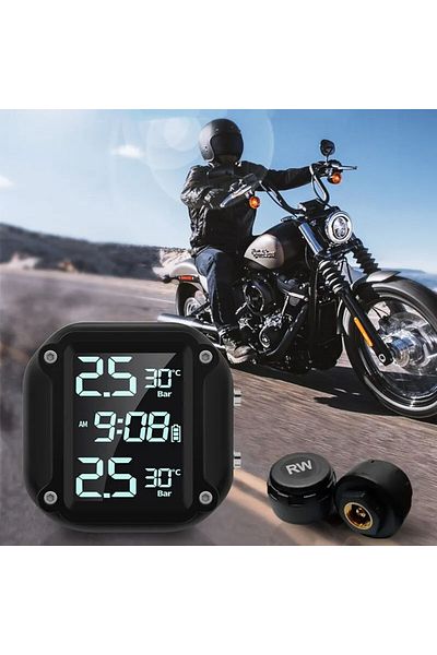 Choice M5 External Motorcycle Tire Pressure Monitor M5 Combination Digital Display External Motorcycle Wire